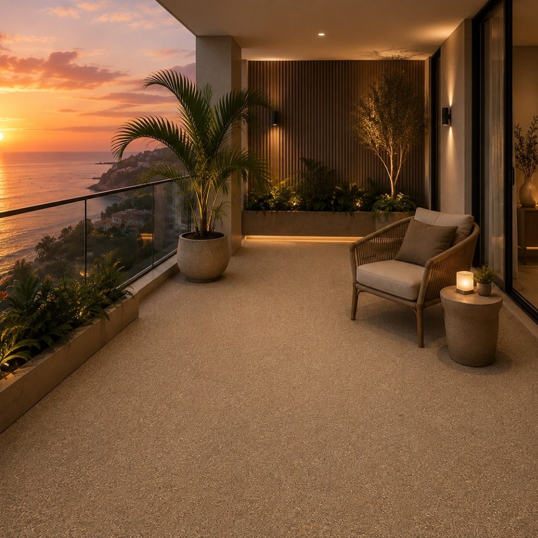 AL 10654 Plain and texture Balcony / Terrace - My Home Studio